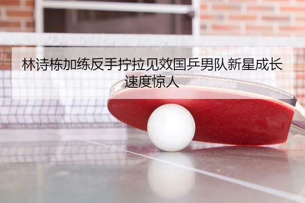 林诗栋加练反手拧拉见效国乒男队新星成长速度惊人